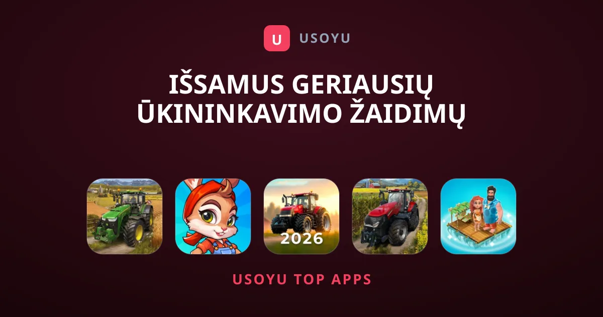 Išsamus Geriausių Ūkininkavimo Žaidimų Vadovas Mobiliesiems