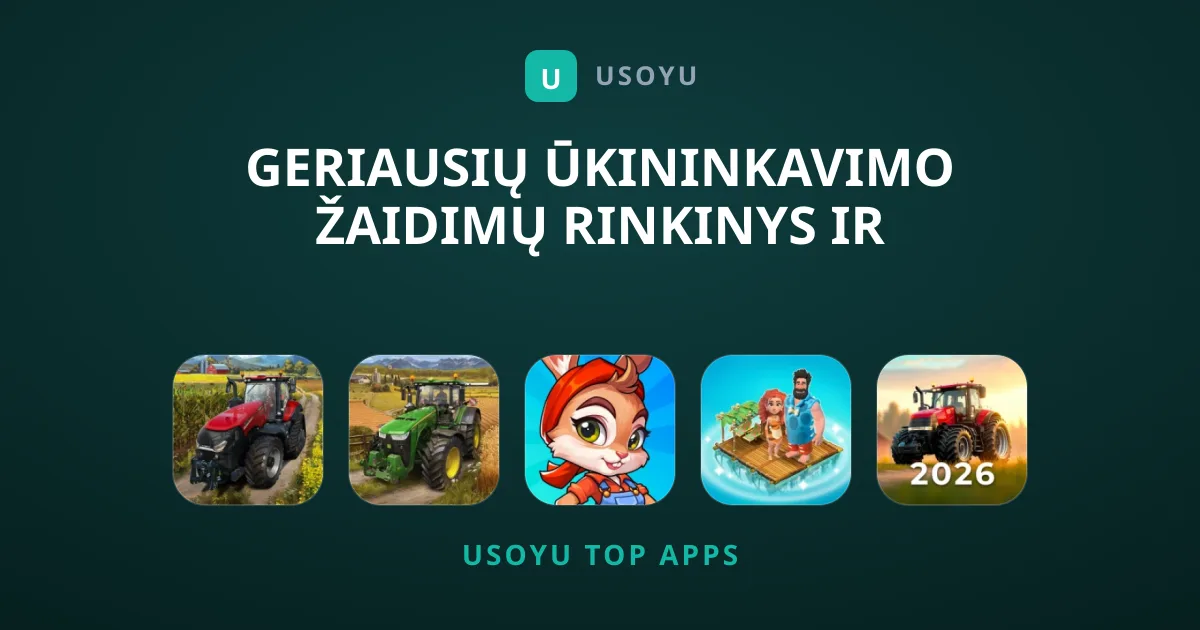 Geriausių ūkininkavimo žaidimų rinkinys ir apžvalga